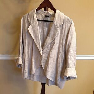 Elegant Linen Women's Blazer